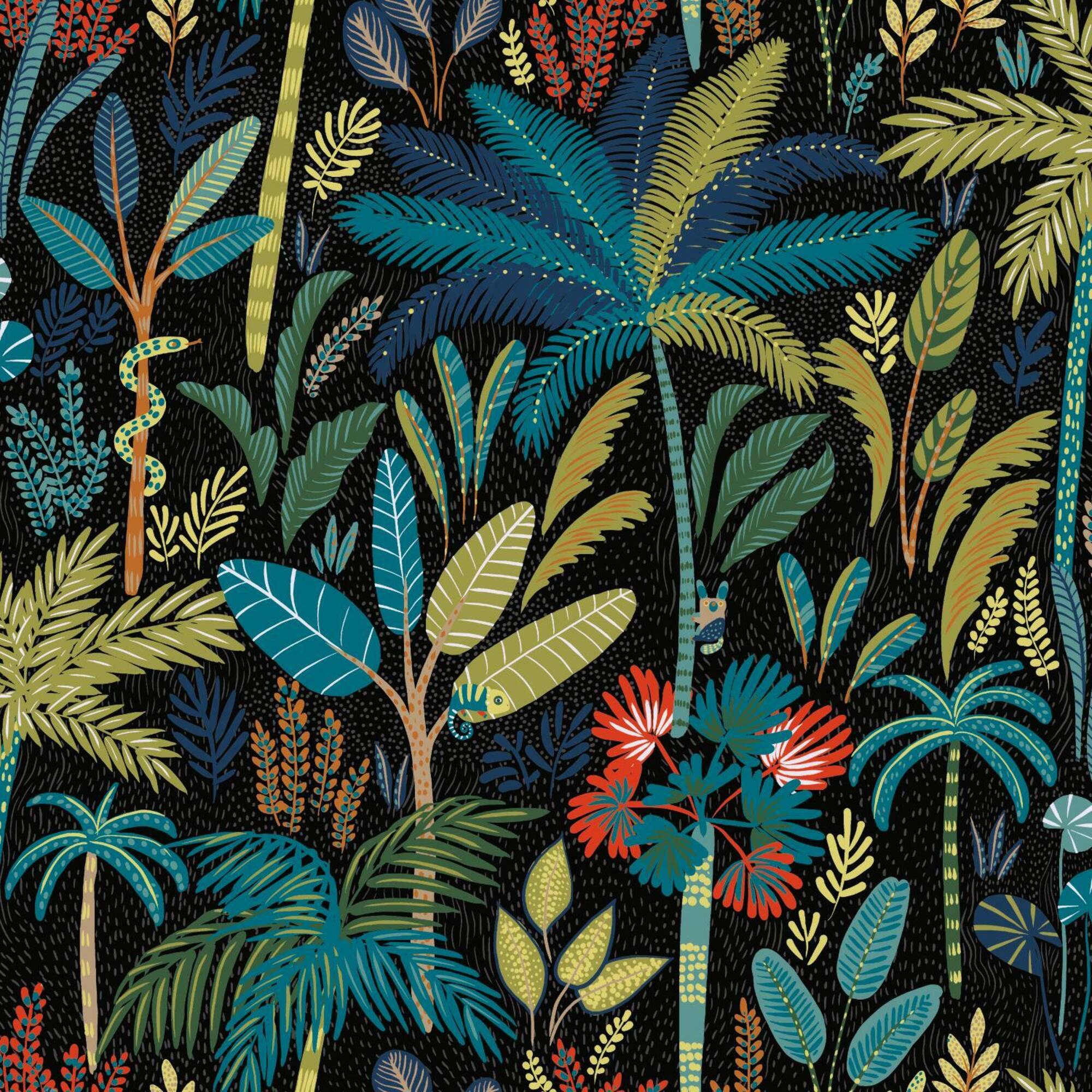 RoomMates Tropical Eden Peel & Stick Wallpaper